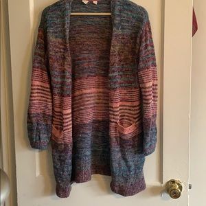 Big girls multi color sweater